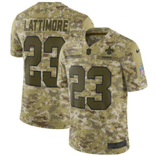 Load image into Gallery viewer, New Orleans Saints Marshon Lattimore Camo Jersey 2018 - 2019