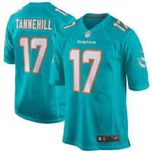 Load image into Gallery viewer, Ryan Tannehill Miami Dolphins New Game Jersey – Aqua 2018/2019