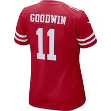 Load image into Gallery viewer, Marquise Goodwin San Francisco 49ers Women's Game Jersey – Scarlet 2018/2019