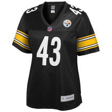 Load image into Gallery viewer, Troy Polamalu Pittsburgh Steelers Pro Line Women's Retired Player Jersey – Black 2018/2019