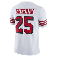 Load image into Gallery viewer, Richard Sherman San Francisco 49ers Color Rush Vapor Untouchable Limited Player Jersey – White 2018/2019