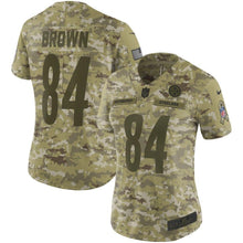 Load image into Gallery viewer, Women's Pittsburgh Steelers Antonio Brown Camo Jersey 2018 - 2019
