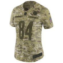 Load image into Gallery viewer, Women's Pittsburgh Steelers Antonio Brown Camo Jersey 2018 - 2019
