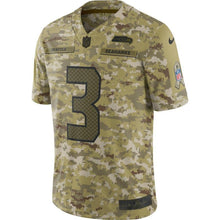 Load image into Gallery viewer, Russell Wilson Seattle Seahawks Salute to Service Limited Jersey – Camo 2018/2019