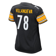 Load image into Gallery viewer, Alejandro Villanueva Pittsburgh Steelers Women's Game Jersey – Black 2018/2019