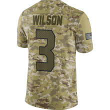 Load image into Gallery viewer, Russell Wilson Seattle Seahawks Salute to Service Limited Jersey – Camo 2018/2019