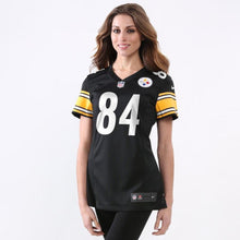 Load image into Gallery viewer, Antonio Brown Pittsburgh Steelers Women's Game Jersey - Black 2018/2019