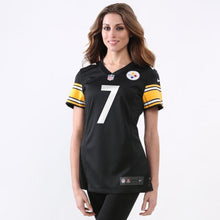 Load image into Gallery viewer, Ben Roethlisberger Pittsburgh Steelers Women's Game Jersey - Black 2018/2019