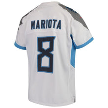 Load image into Gallery viewer, Marcus Mariota Tennessee Titans Youth 2018 Game Jersey – White 2018/2019