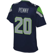 Load image into Gallery viewer, Rashaad Penny Seattle Seahawks Pro Line Women's Player Jersey – College Navy 2018/2019