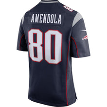 Load image into Gallery viewer, Danny Amendola New England Patriots Navy Super Bowl LII Bound Game Jersey 2019
