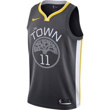 Load image into Gallery viewer, Klay Thompson Golden State Warriors Charcoal Swingman Jersey 2018 - 2019