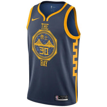 Load image into Gallery viewer, Stephen Curry Golden State Warriors Navy Swingman City Edition Jersey 2018 - 2019