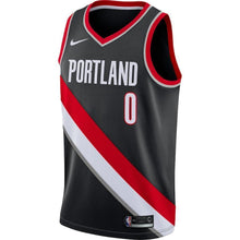 Load image into Gallery viewer, Damian Lillard Portland Trail Blazers Black Swingman Jersey 2018 - 2019