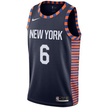 Load image into Gallery viewer, Kristaps Porzingis New York Knicks Navy Swingman City Edition Jersey 2018 - 2019