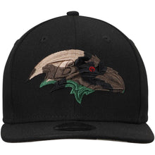 Load image into Gallery viewer, New Era Baltimore Ravens Black Camo Capped 9FIFTY Adjustable Hat