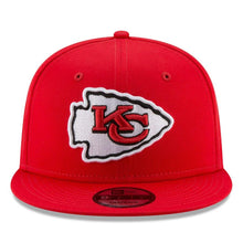 Load image into Gallery viewer, New Era Kansas City Chiefs Red Basic 9FIFTY Adjustable Snapback Hat