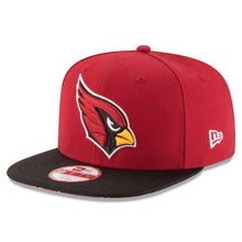 Load image into Gallery viewer, New Era Arizona Cardinals Cardinal 2016 Sideline Official Original Fit 9FIFTY Snapback Adjustable Hat