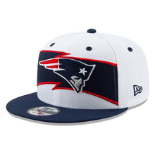 Load image into Gallery viewer, New Era New England Patriots White/Navy Thanksgiving 9FIFTY Snapback Adjustable Hat