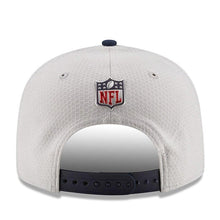 Load image into Gallery viewer, New Era New England Patriots Silver Super Bowl LII Side Patch Sideline 9FIFTY Snapback Adjustable Hat