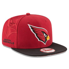 Load image into Gallery viewer, New Era Arizona Cardinals Cardinal 2016 Sideline Official Original Fit 9FIFTY Snapback Adjustable Hat
