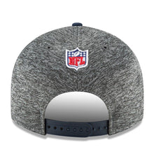 Load image into Gallery viewer, New Era New England Patriots White/Heather Gray Super Bowl LII Opening Night Low Profile 9FIFTY Snapback Adjustable Hat