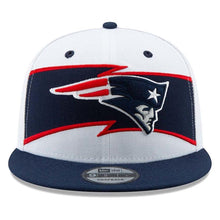 Load image into Gallery viewer, New Era New England Patriots White/Navy Thanksgiving 9FIFTY Snapback Adjustable Hat