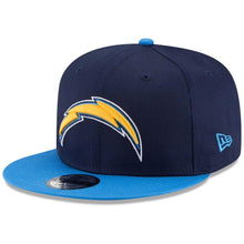 Load image into Gallery viewer, New Era Los Angeles Chargers Powder Blue 2017 Sideline Official 9FIFTY Snapback Hat