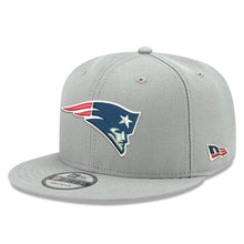 Load image into Gallery viewer, New Era New England Patriots Gray Crafted in the USA 9FIFTY Adjustable Hat