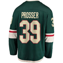 Load image into Gallery viewer, Nate Prosser Minnesota Wild Player Swingman Jersey