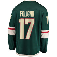 Load image into Gallery viewer, Marcus Foligno Minnesota Wild Player Swingman Jersey