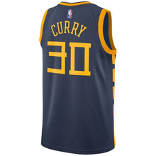 Load image into Gallery viewer, Stephen Curry Golden State Warriors Navy Swingman City Edition Jersey 2018 - 2019