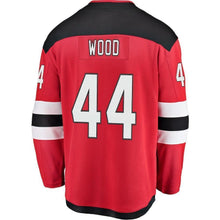 Load image into Gallery viewer, Miles Wood New Jersey Devils Player Swingman Jersey