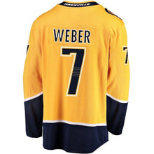 Load image into Gallery viewer, Yannick Weber Nashville Predators Player Swingman Jersey