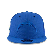 Load image into Gallery viewer, New Era Los Angeles Chargers Blue 2018 NFL Sideline Color Rush Official 9FIFTY Snapback Adjustable Hat