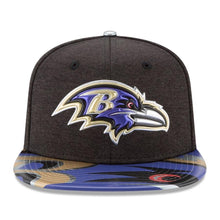 Load image into Gallery viewer, New Era Baltimore Ravens 2017 NFL Draft On Stage Original Fit 9FIFTY Snapback Adjustable Hat