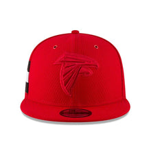 Load image into Gallery viewer, New Era Atlanta Falcons Red 2018 NFL Sideline Color Rush Official 9FIFTY Snapback Adjustable Hat