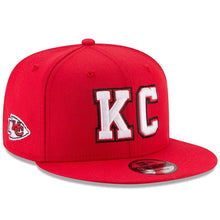 Load image into Gallery viewer, New Era Kansas City Chiefs Red Home Turf 9FIFTY Adjustable Snapback Hat