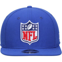 Load image into Gallery viewer, New Era NFL Shield Logo Royal Original Fit 9FIFTY Adjustable Snapback Hat