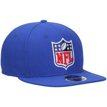 Load image into Gallery viewer, New Era NFL Shield Logo Royal Original Fit 9FIFTY Adjustable Snapback Hat
