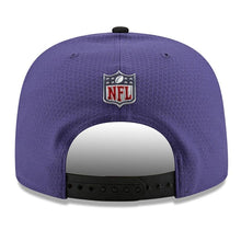 Load image into Gallery viewer, New Era Baltimore Ravens Purple 2017 Sideline Official 9FIFTY Snapback Hat