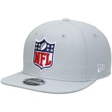 Load image into Gallery viewer, New Era NFL Shield Logo Gray Original Fit 9FIFTY Adjustable Snapback Hat