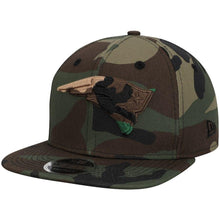 Load image into Gallery viewer, New Era New England Patriots Tonal Woodland Camo Capped 9FIFTY Adjustable Hat