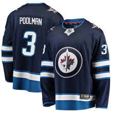 Load image into Gallery viewer, Tucker Poolman Winnipeg Jets Player Swingman Jersey