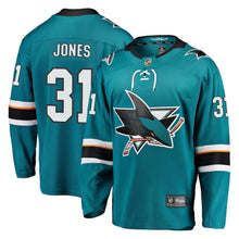 Load image into Gallery viewer, Martin Jones San Jose Sharks Player Swingman Jersey