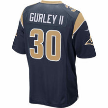 Load image into Gallery viewer, LOS ANGELES RAMS TODD GURLEY II NAVY JERSEY 2018 - 2019