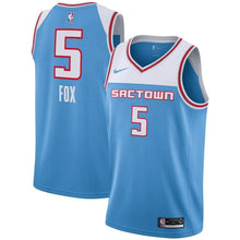 Load image into Gallery viewer, De'Aaron Fox Sacramento Kings Blue Swingman City Edition Jersey 2018 - 2019
