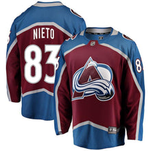 Load image into Gallery viewer, Matt Nieto Colorado Avalanche Player Swingman Jersey