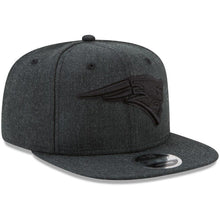 Load image into Gallery viewer, New Era New England Patriots Heathered Black Total Tone Snap 9FIFTY Adjustable Hat