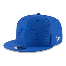 Load image into Gallery viewer, New Era Los Angeles Chargers Blue 2018 NFL Sideline Color Rush Official 9FIFTY Snapback Adjustable Hat